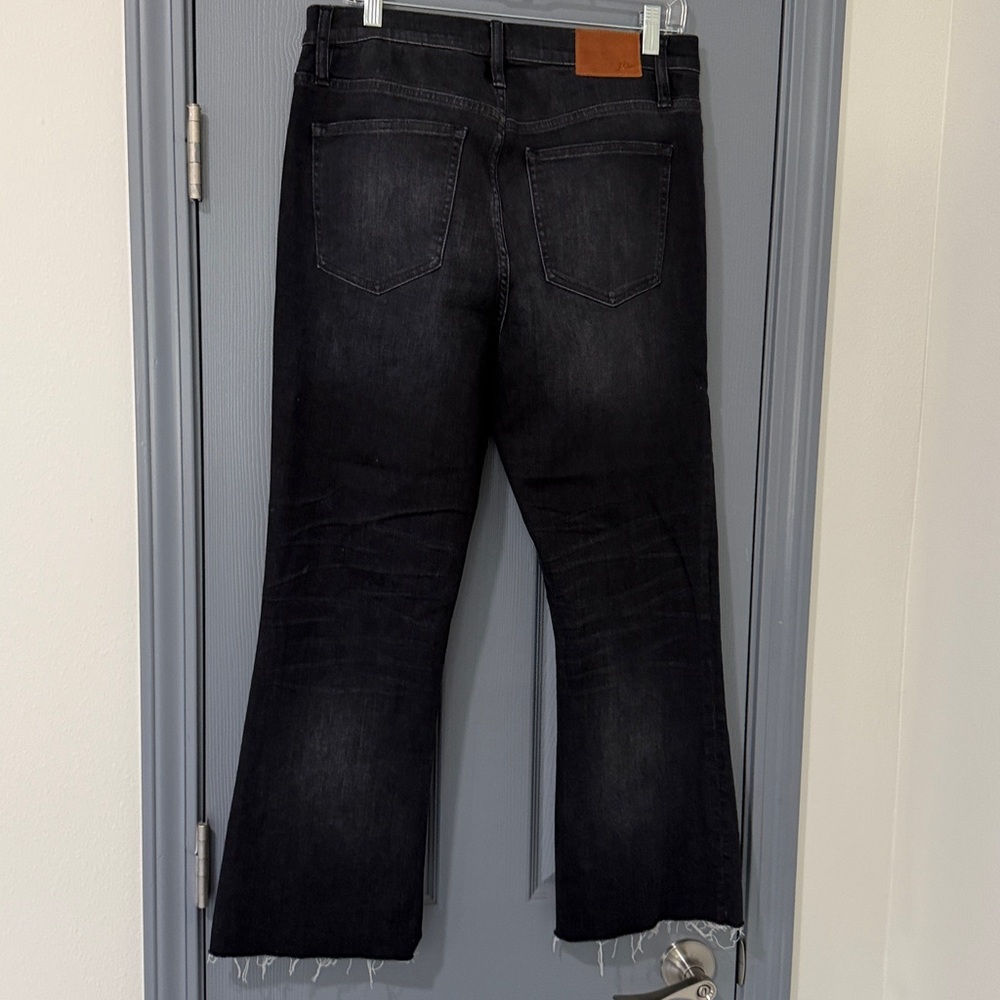J Crew Black Billie Demi Boot Crop Jeans. - Picture 5 of 5